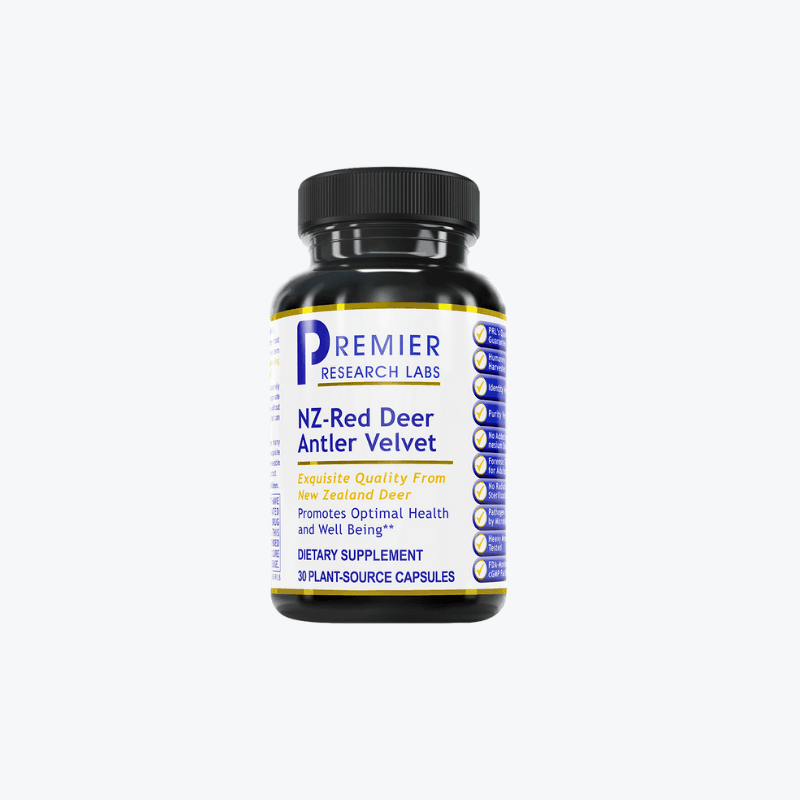 NZ-Red Velvet Deer Antler, Premier (30 capsules/bottle)